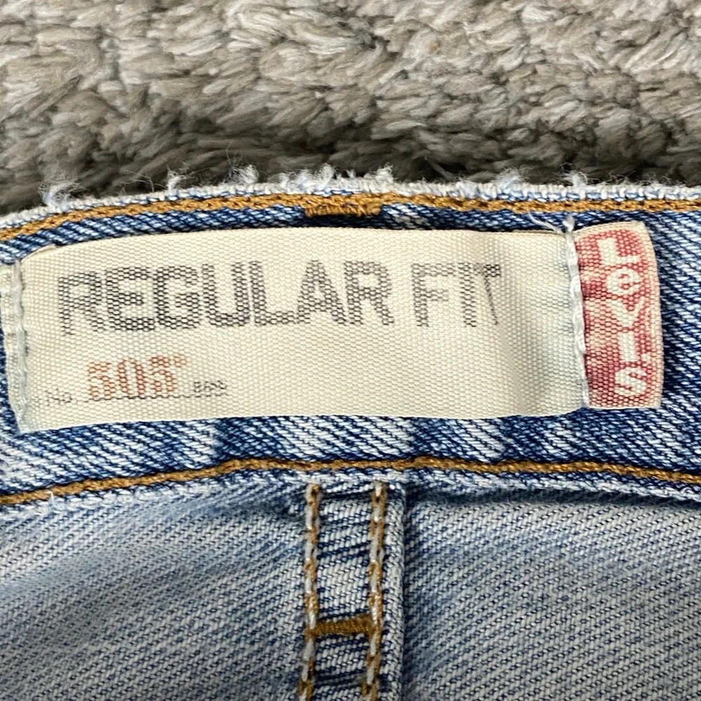 Vintage Levis 505 Jeans Men 38x30 Blue Denim Regular Fit Straight Leg Cotton Y2k